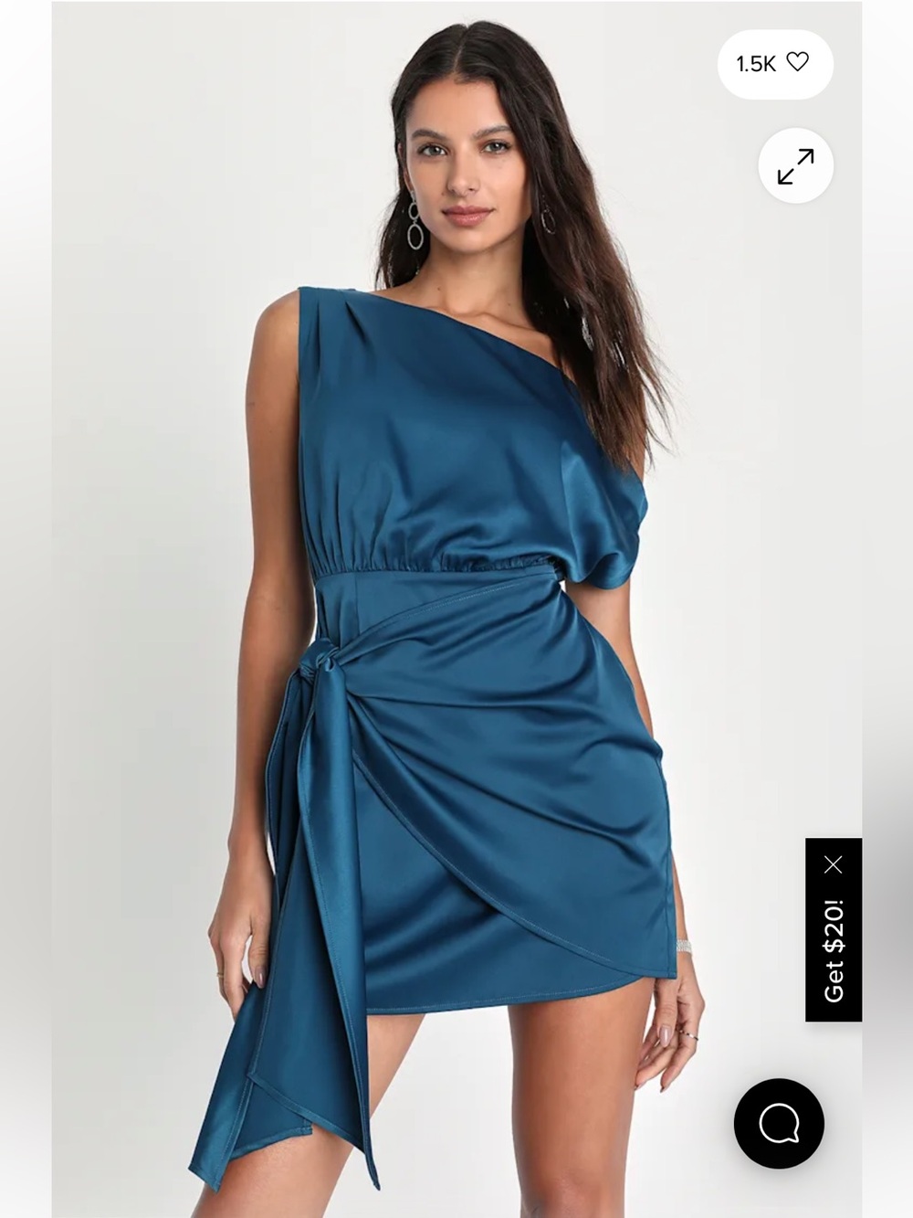 Lulu’s Satin Dress